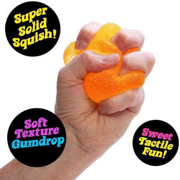 Nee Doh Gumdrop Textured Squishy Fidget Stress Ball (1pc) Assorted Colors