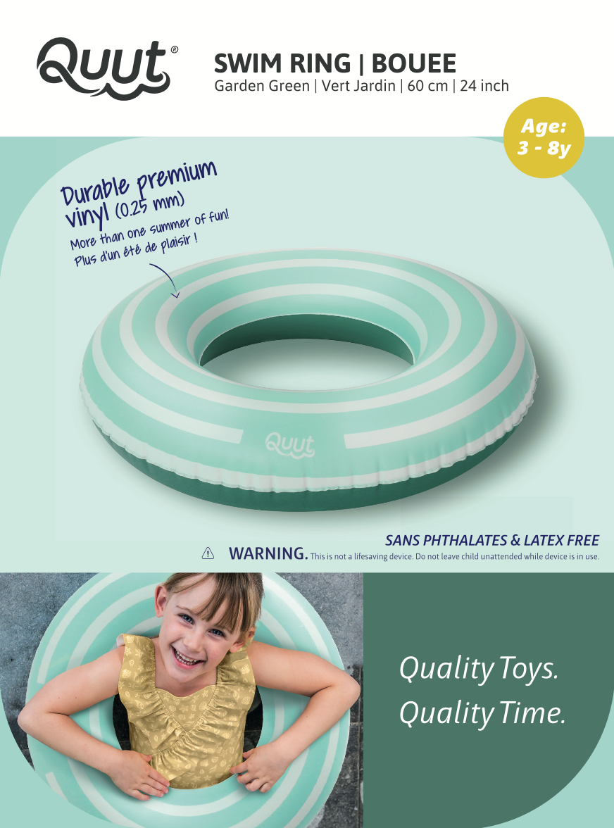 Quut Swim Ring - Medium Size - Cherry