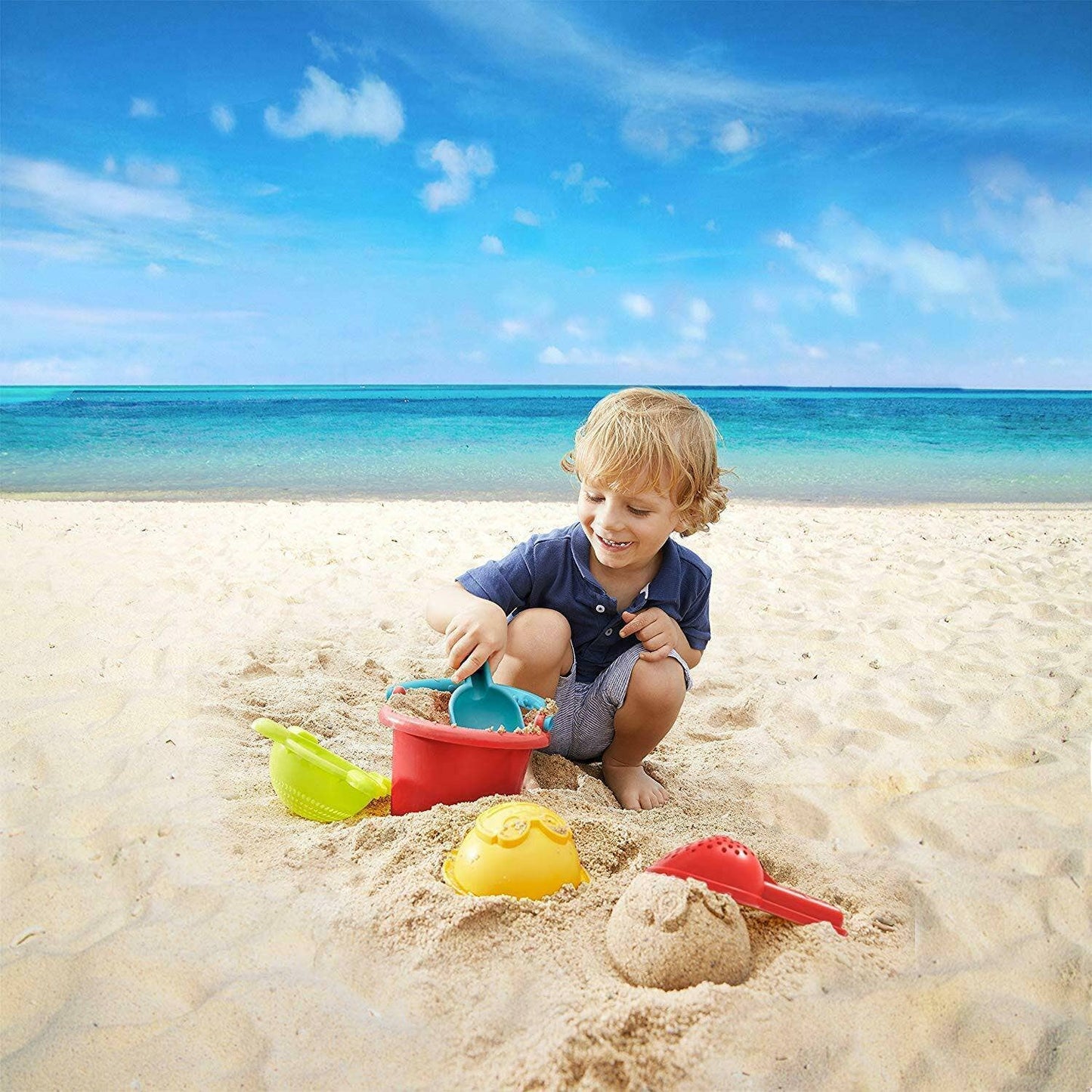 5 Piece Basic Sand Toys Set