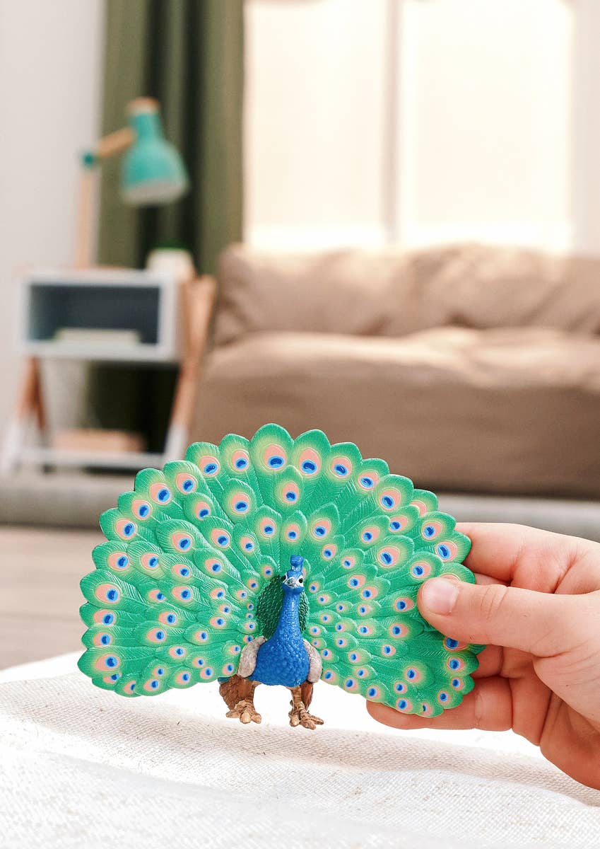Peacock Animal Toy Figurine