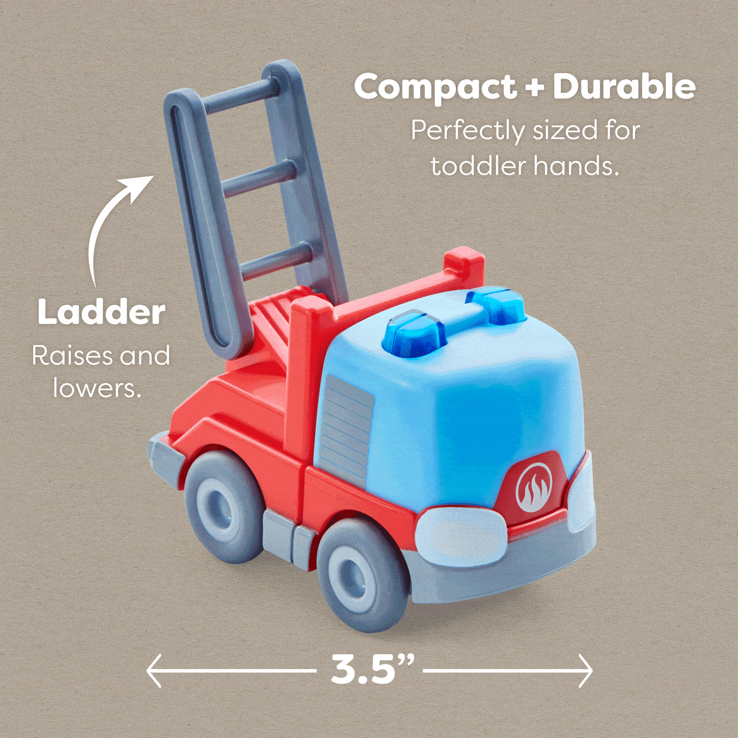 HABA Cars Fire Truck with Ladder with Momentum Motor