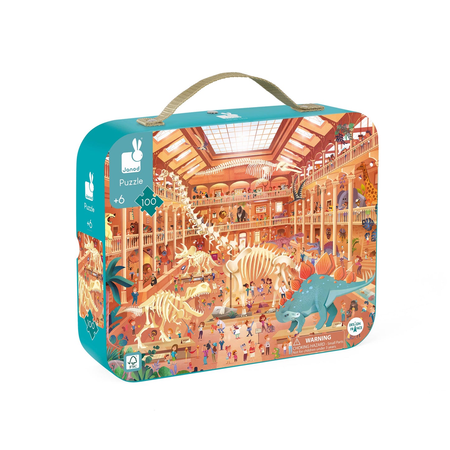 Suitcase Puzzle - Natural History Museum - 100 Pieces