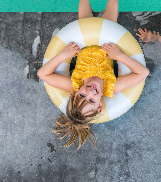 Quut Swim Rings Medium - Medium Size - Banana Blue