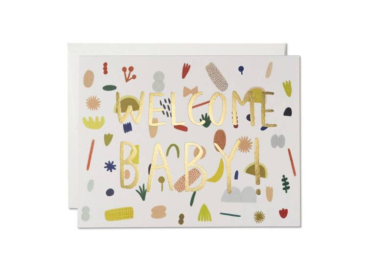 Playful Baby greeting card