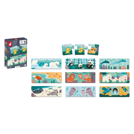 Matching Game | 30-piece animal puzzle | WWF partnership