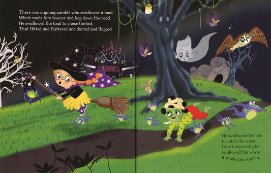 There Was a Young Zombie Who Swallowed a Worm