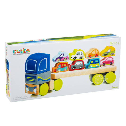 Cubika - Wooden Truck with Cars