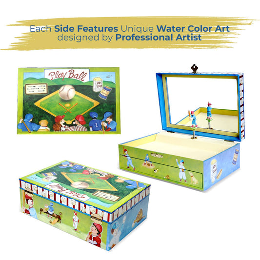 Baseball Music Box