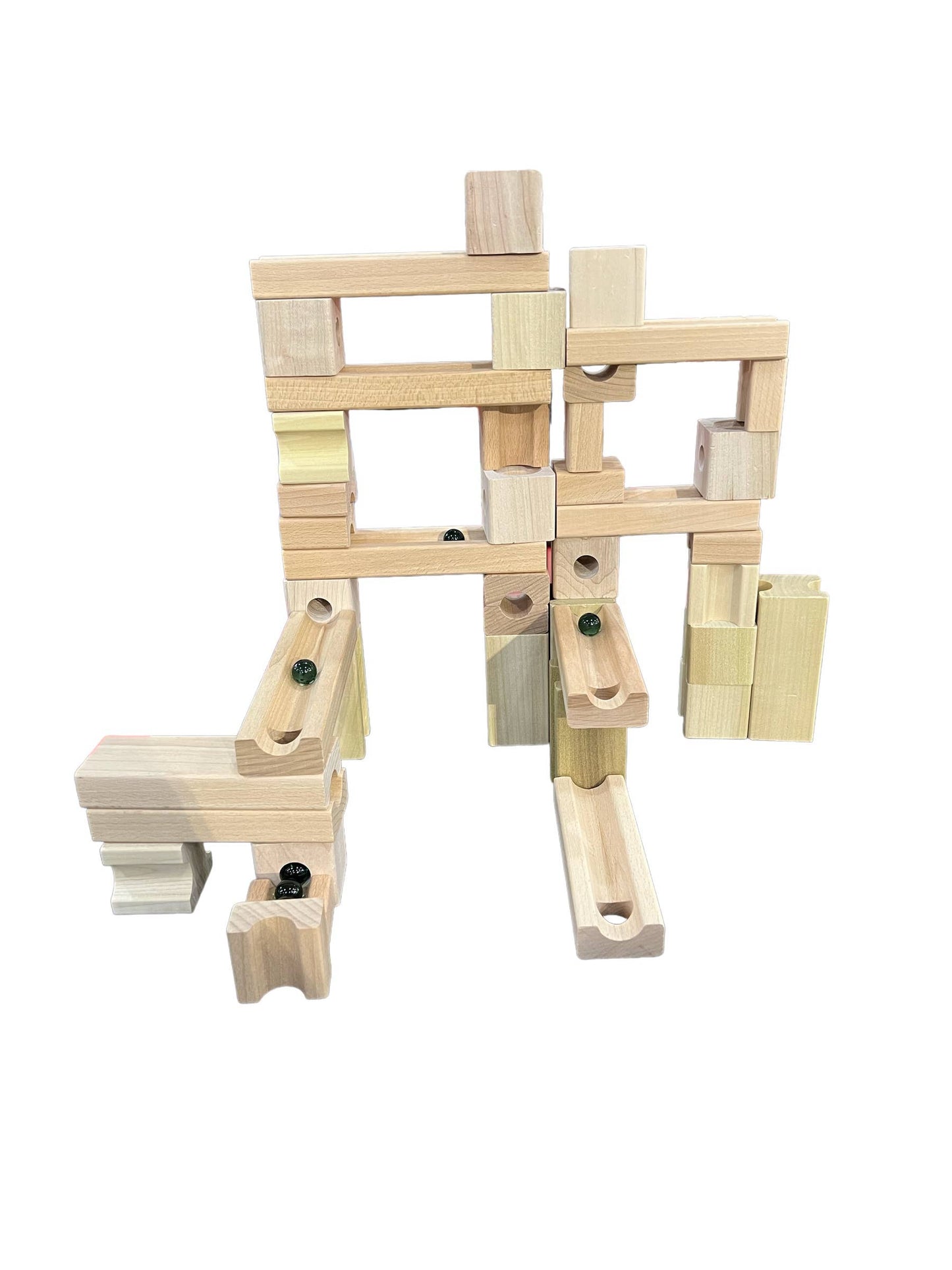 Block and Marble Run- Made in USA