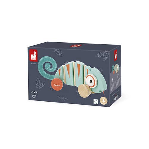 Janod - Pull Along Chameleon