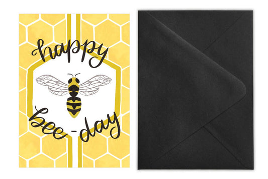 Happy Bee Day - Birthday Card