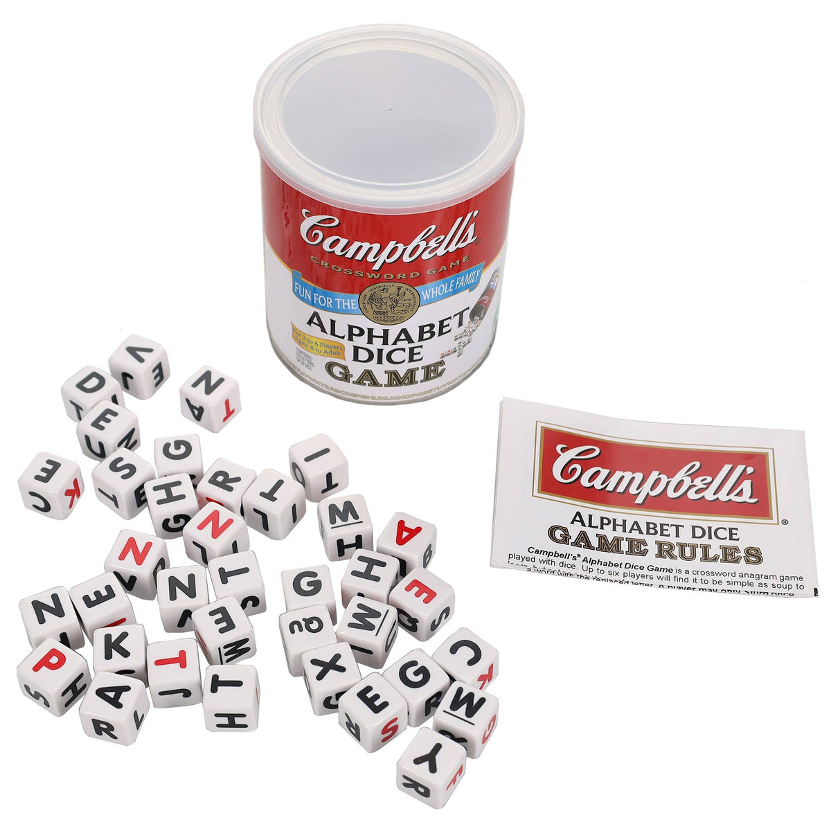 Campbell's Alphabet Dice Word Game