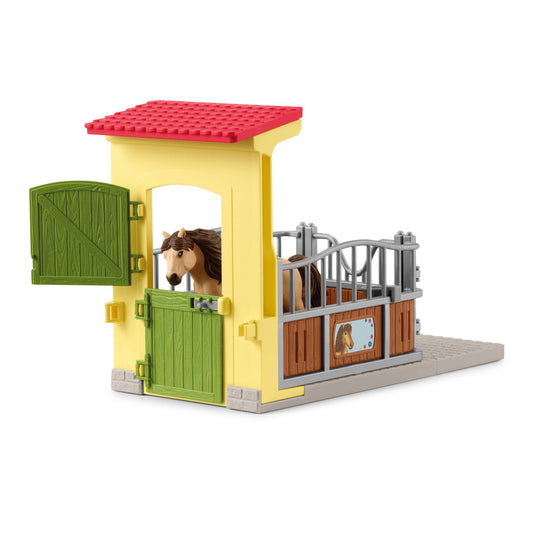 Pony Box With Iceland Pony Stallion Farm Toys Play Set