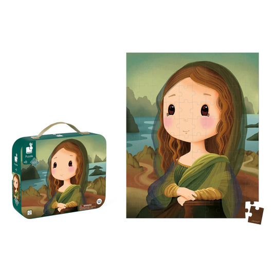 Suitcase Puzzle - Inspired by Leonardo Da Vinci - 100 Pcs