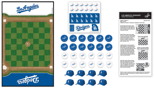Los Angeles Dodgers Checkers Board Game