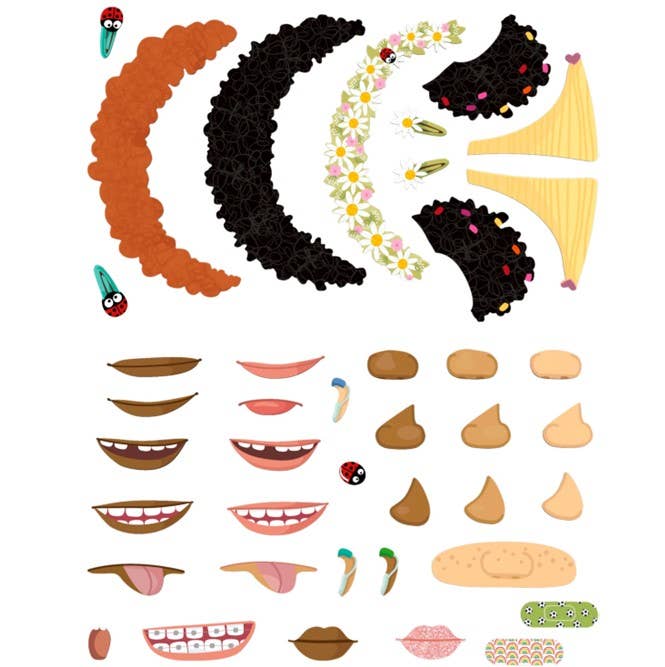 Magnetic Game Box Funny Faces