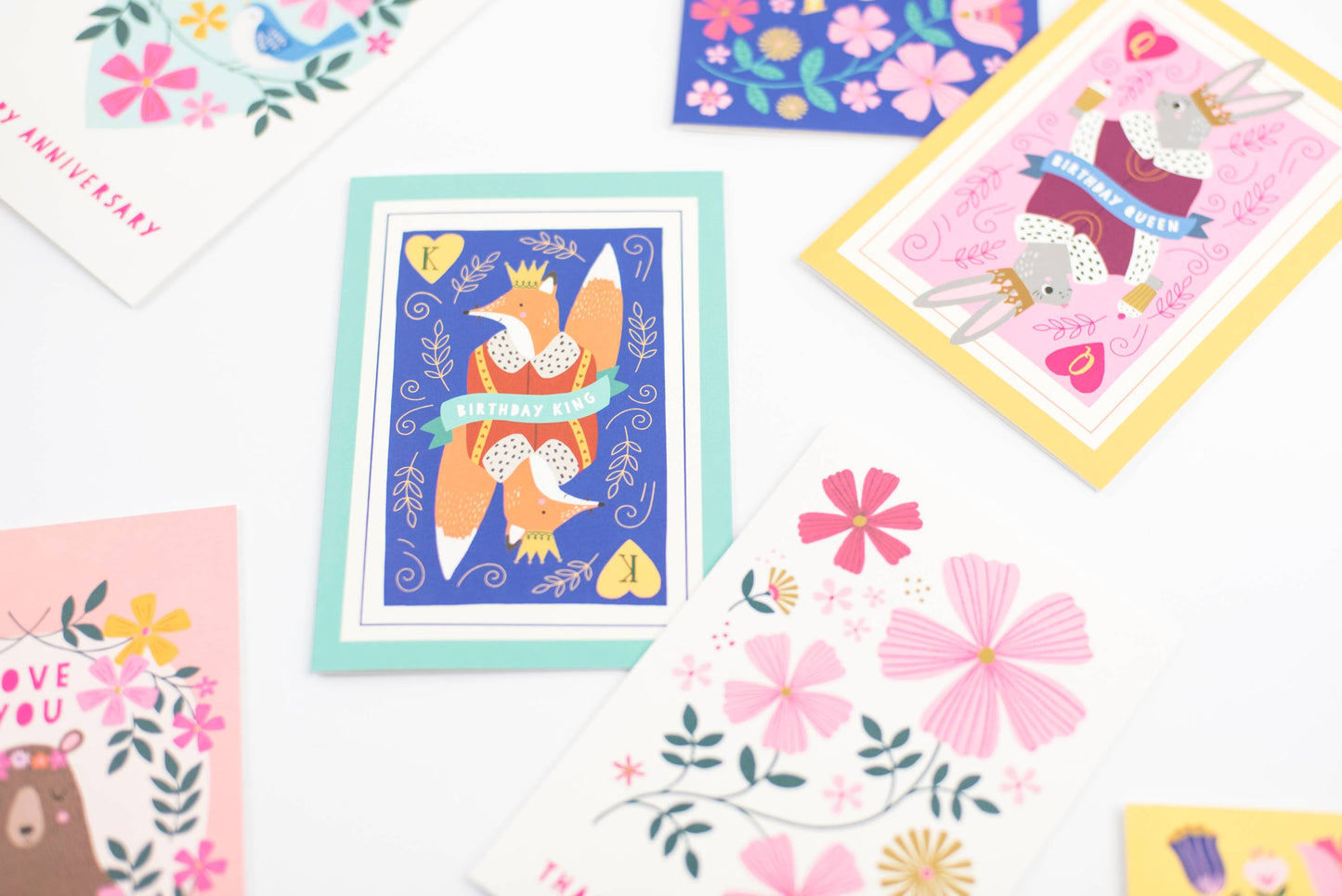 Fox King Birthday Card | Boy's Birthday Card | Kid's Card