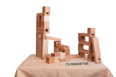 Block and Marble Run- Made in USA