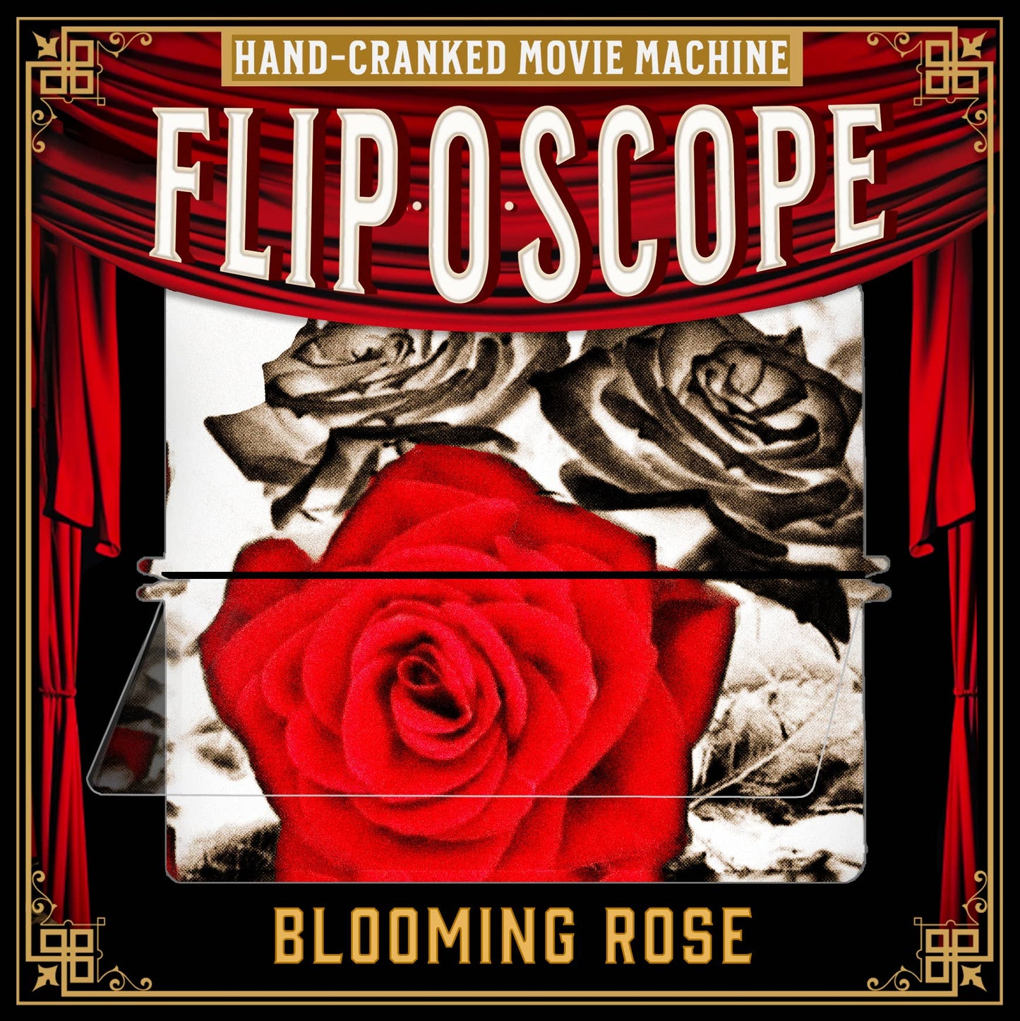 Fliposcope - Blooming Rose DIY FlipBook Machine Keepsake
