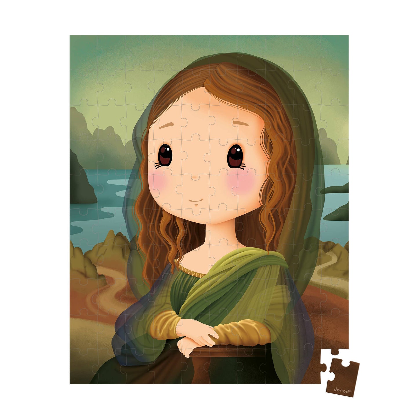 Suitcase Puzzle - Inspired by Leonardo Da Vinci - 100 Pcs