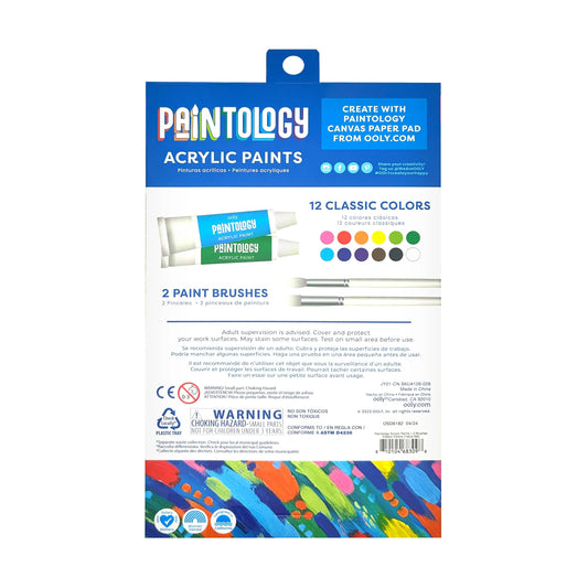 Paintology: Acrylic Paints - Classic Colors (14 PC Set)
