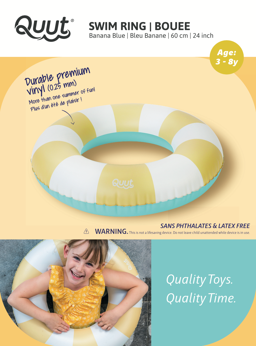 Quut Swim Ring - Medium Size - Cherry
