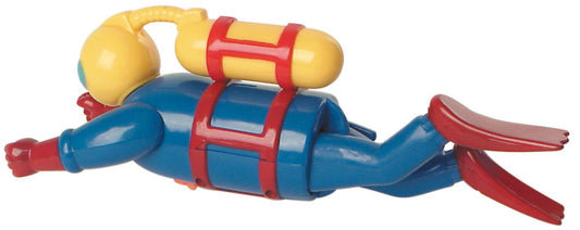 7.5" Wind Up Diver, Bath, Pool, Beach