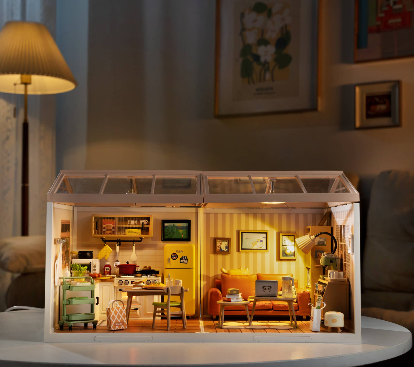 DIY Miniature House Kit: Sweet Dream Bedroom