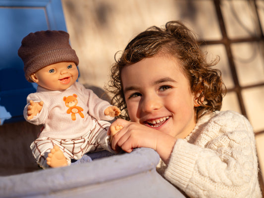 Baby Gordis - Teddy bear sweater and pants - Paola Reina