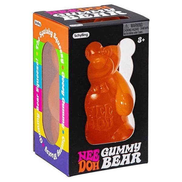 Nee Doh Gummy Bear Squishy Fidget Stress Toy (1pc) Assorted Colors