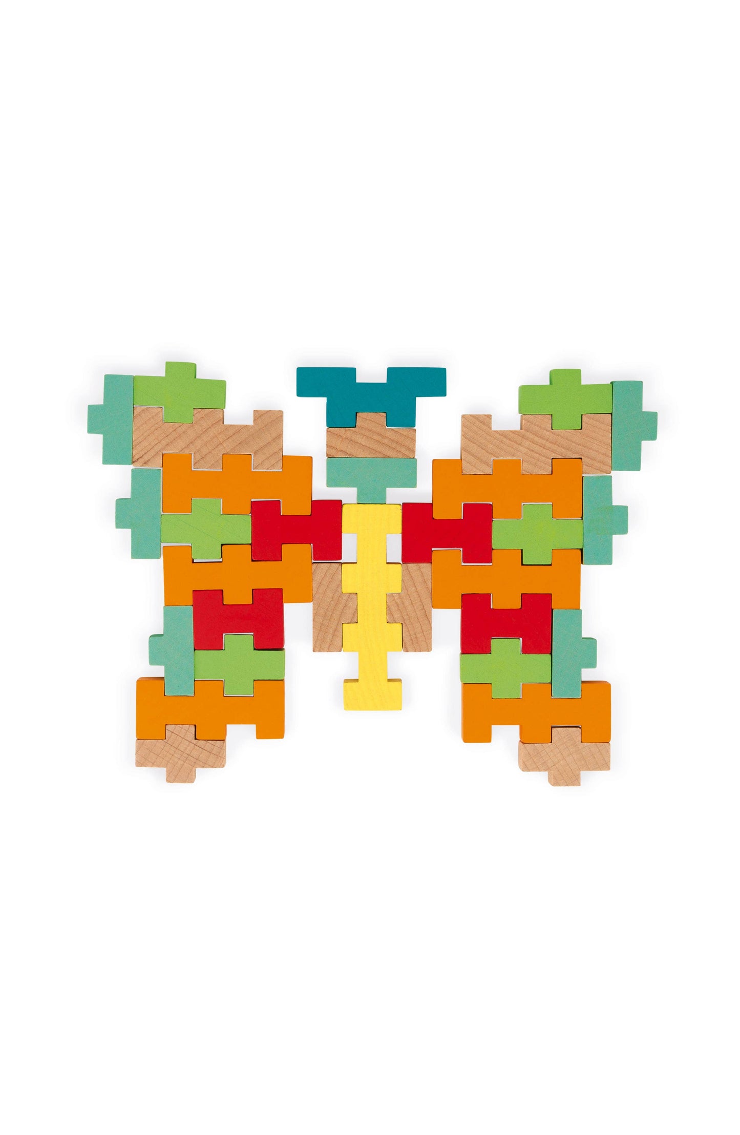 100 piece Construction Set | Wooden Building Kit | Ages 6+
