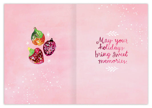 Vintage Ornaments Holiday Card