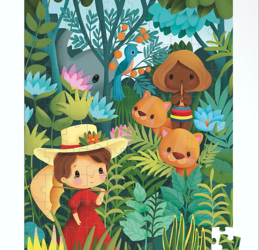 100 Pc Suitcase Rousseau-Inspired Puzzle
