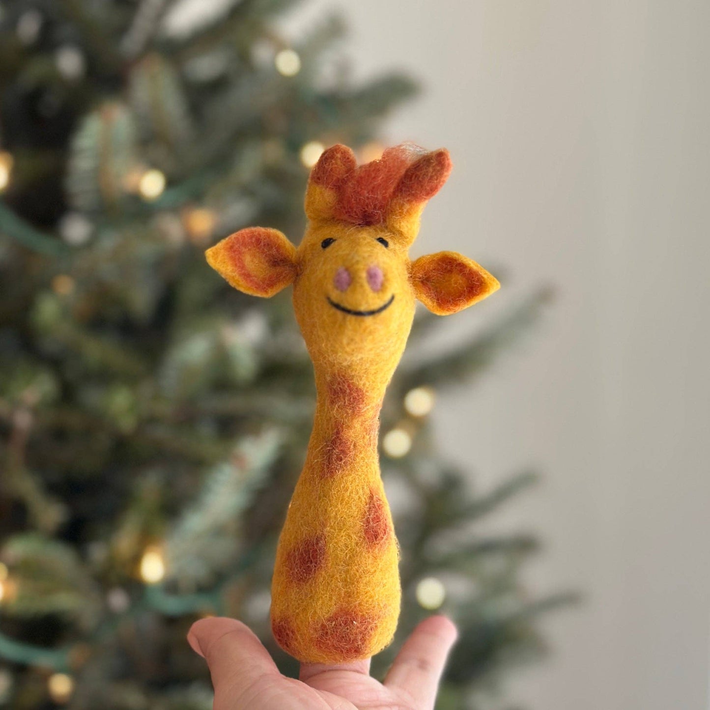 Handmade Wool Finger Puppet