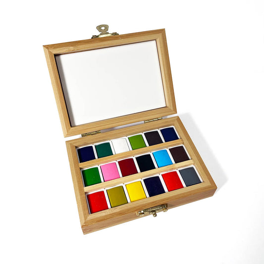 Watercolors - Bamboo Box