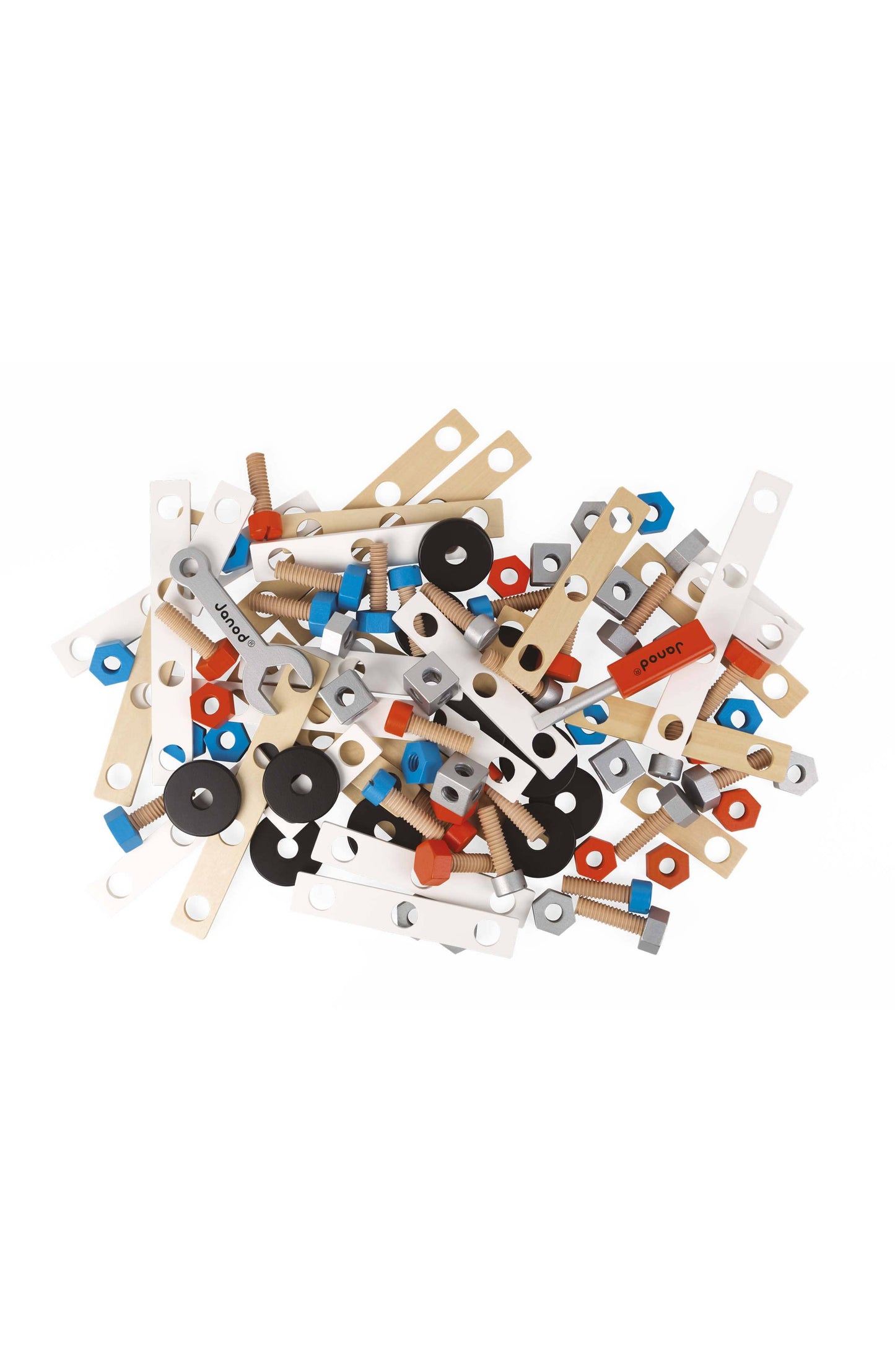 Brico'kids | DIY Barrel | 50 Pieces | Construction wood toy