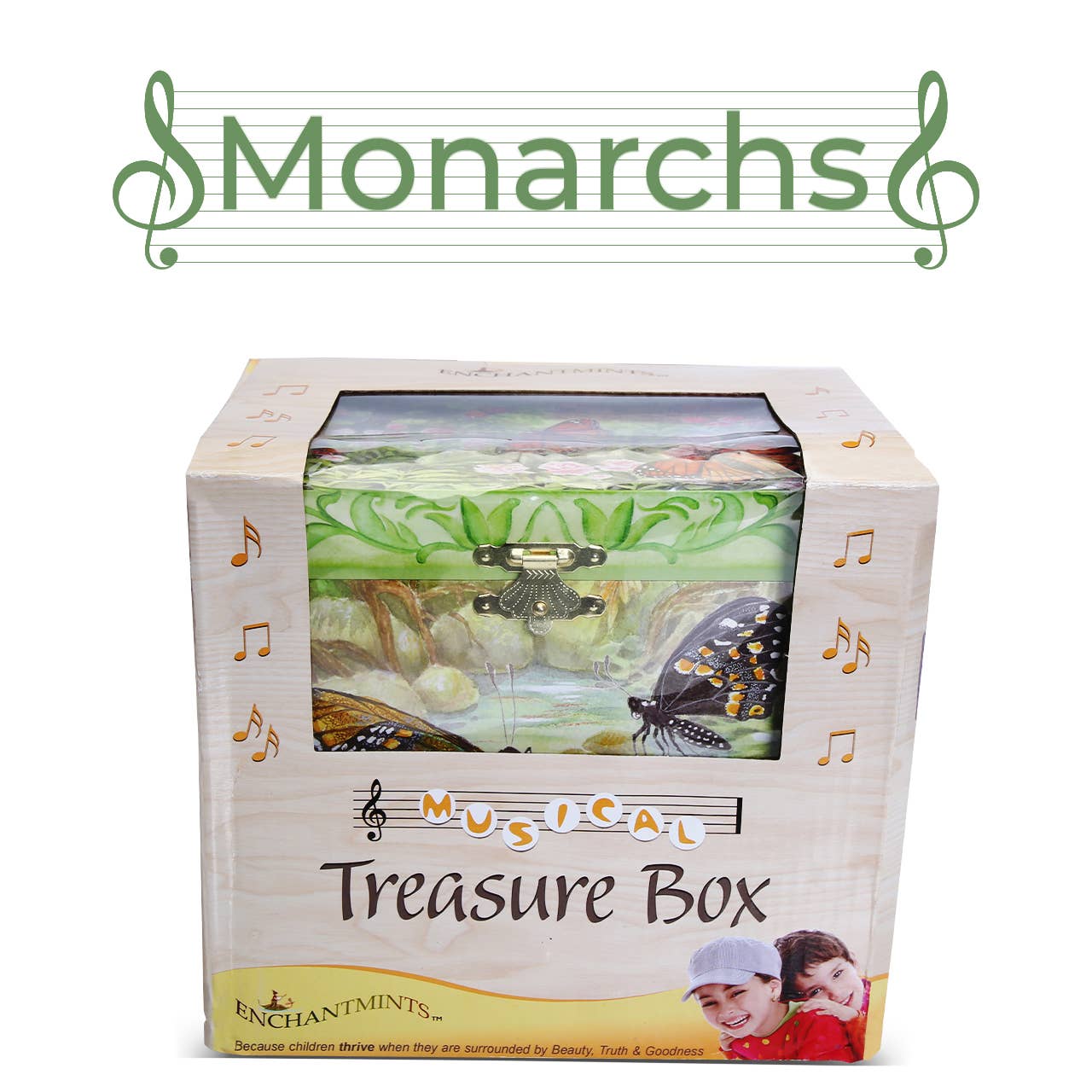 Monarchs Butterfly Musical Jewelry Box