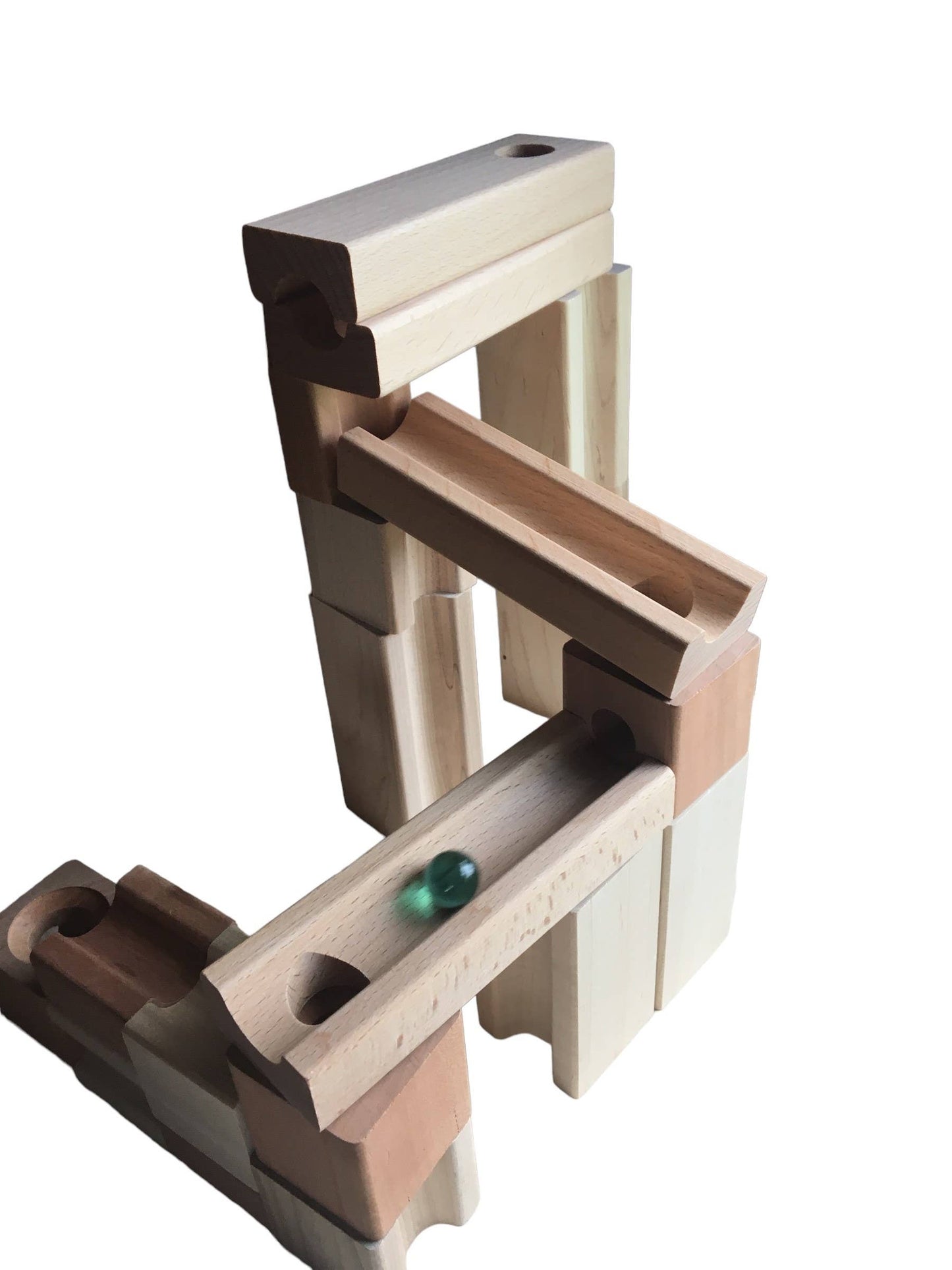 Block and Marble Run- Made in USA