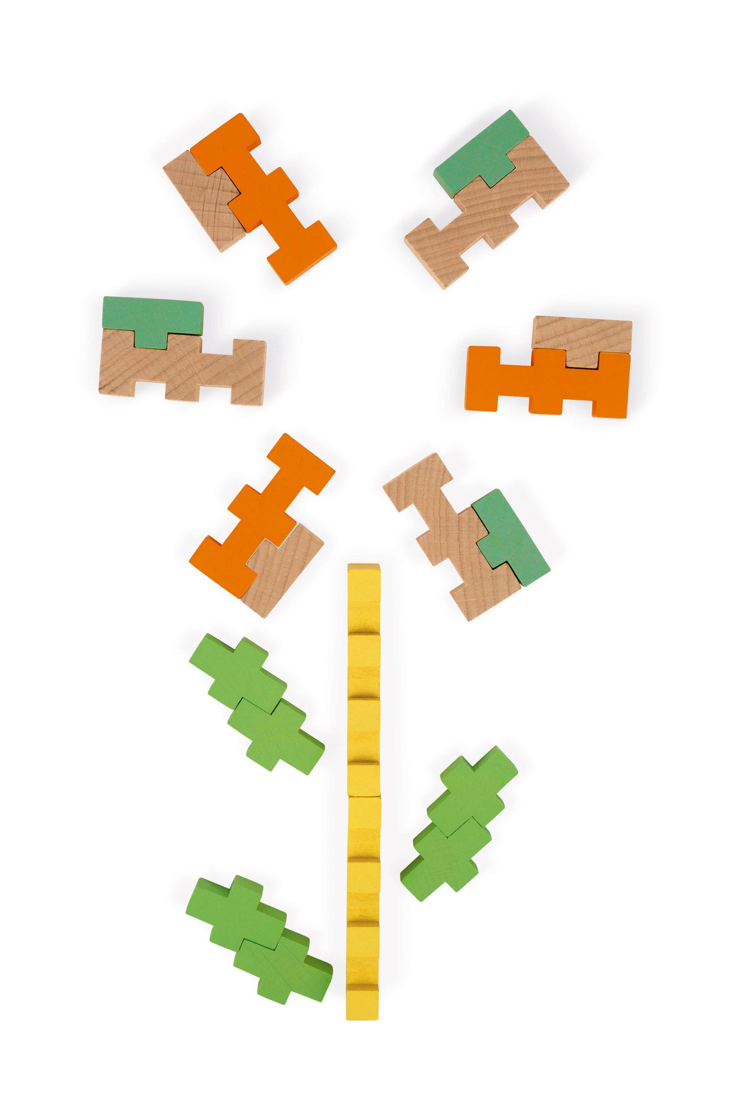 100 piece Construction Set | Wooden Building Kit | Ages 6+