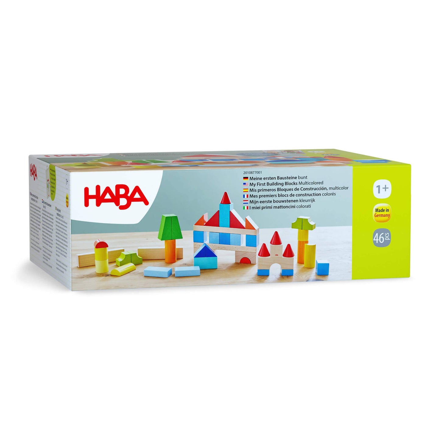 Colored Building Blocks - 46 Piece Set
