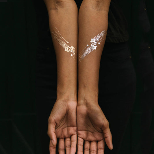 Brilliant Bracelet Tattoo Set (Metallic)
