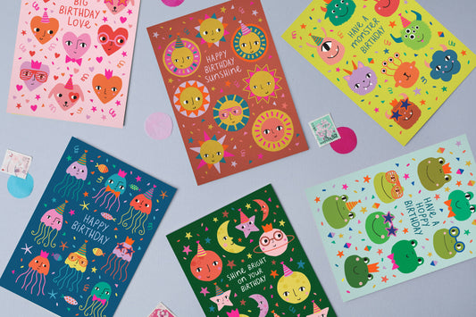 Party Sunshine | Birthday Card | Kid's Birthday Card