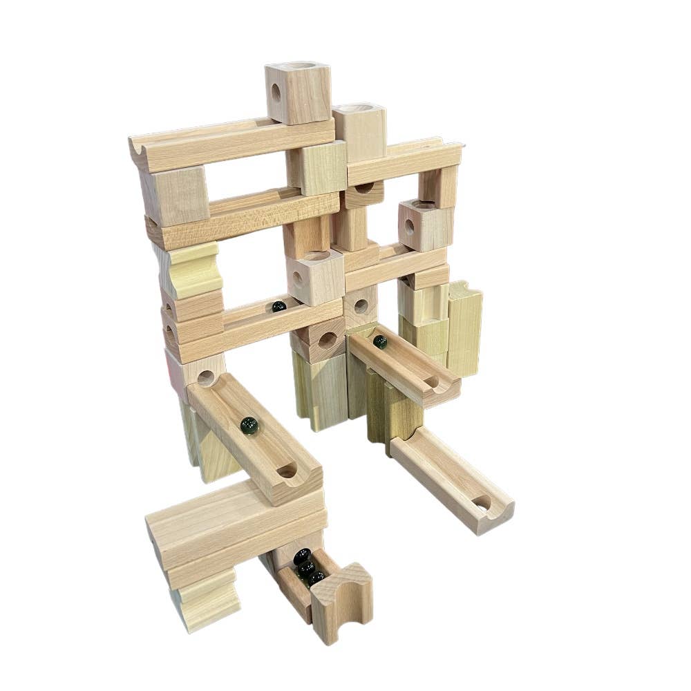 Block and Marble Run- Made in USA
