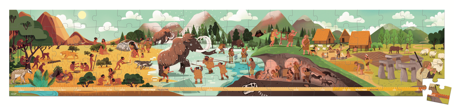 Suitcase Puzzle - Prehistory - 100 Pieces