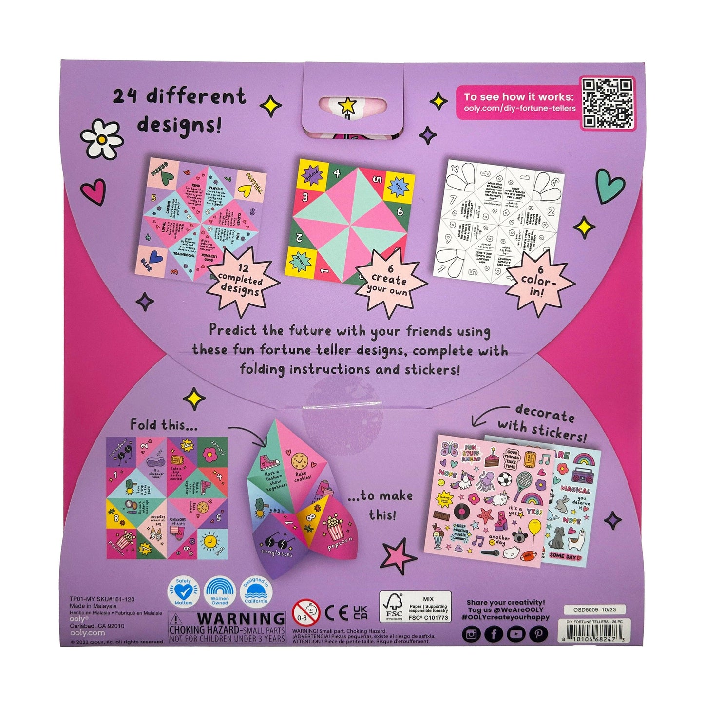 DIY Fortune Tellers - Set of 24 Designs