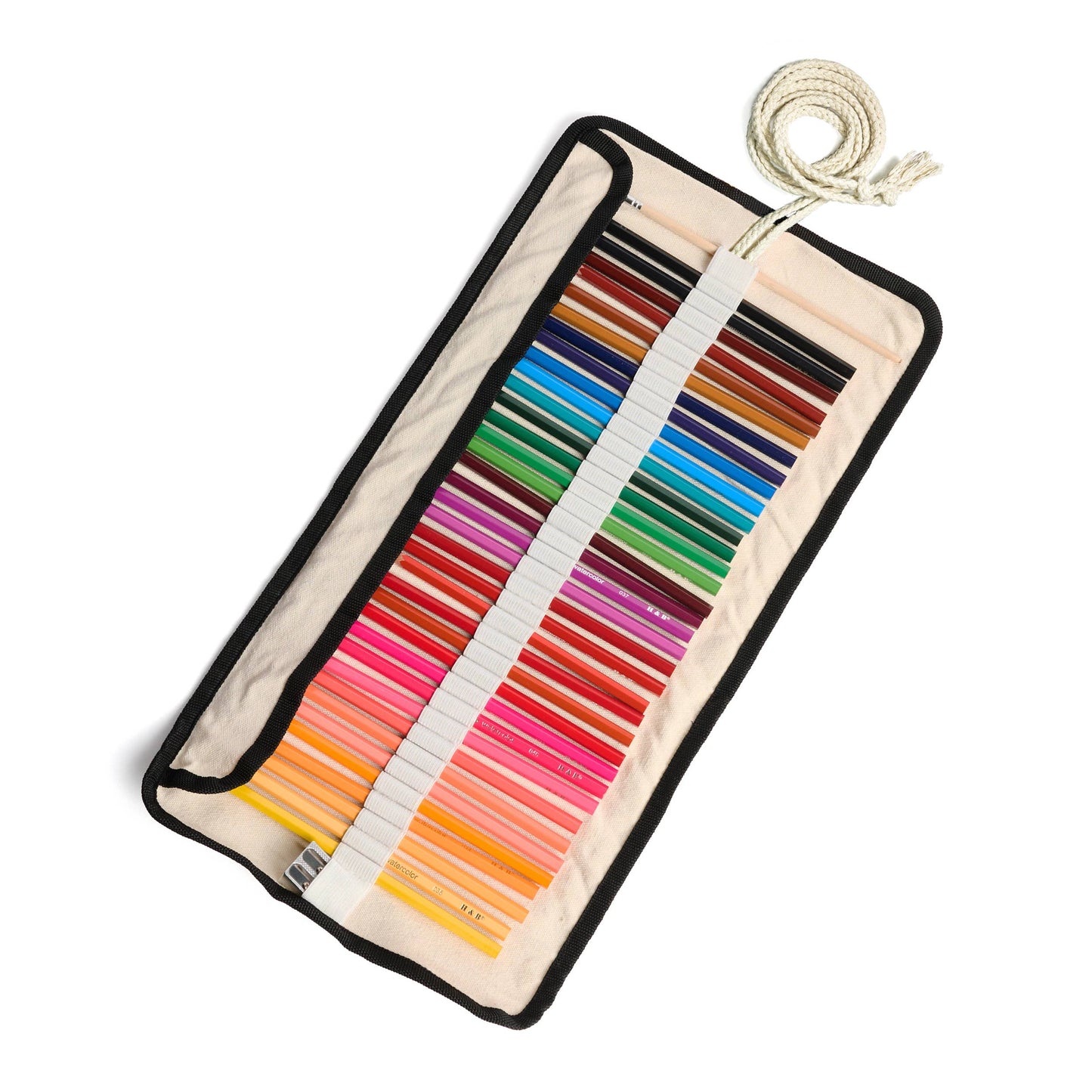 Watercolor Pencils with Canvas Rollup