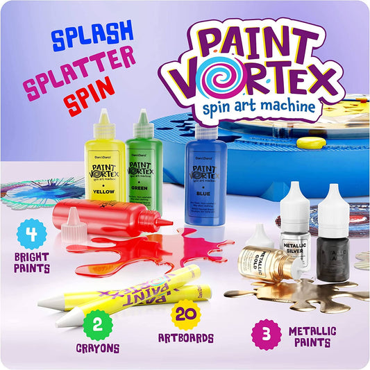 Spin Art Machine Kit - Paint Vortex Station Center
