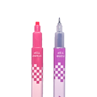 Stamp-A-Square: Double-Ended Markers (Set of 12)