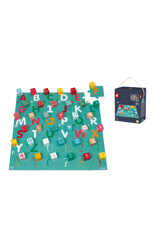 Kubix 40-cube Set + Lettters/numbers Puzzle