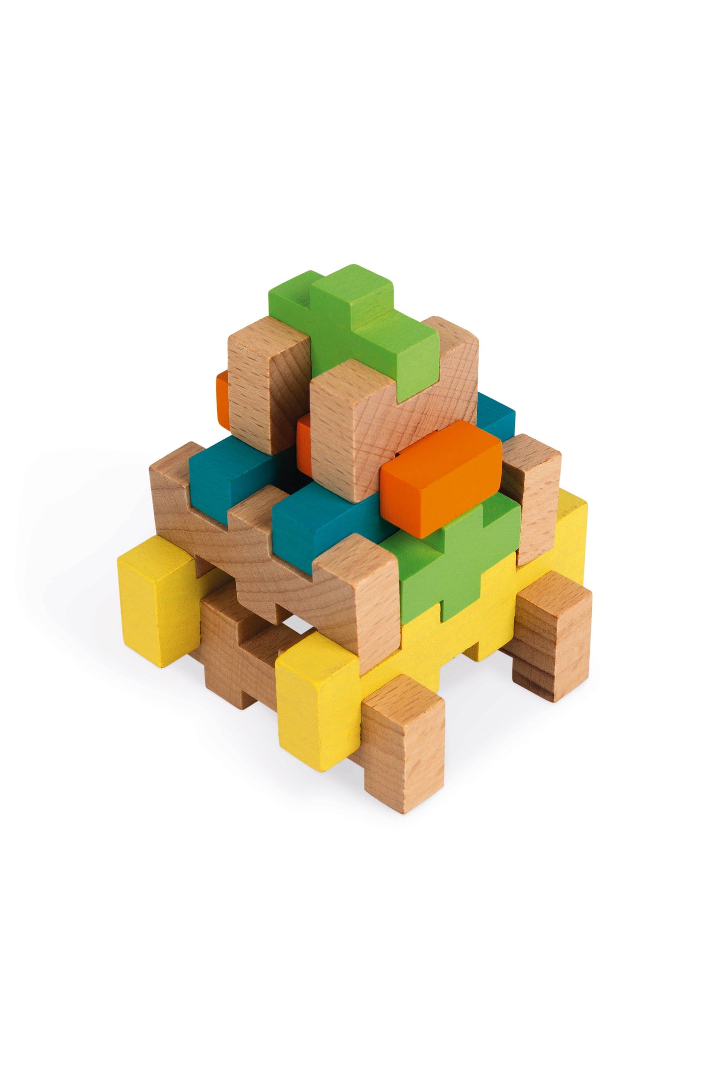 100 piece Construction Set | Wooden Building Kit | Ages 6+